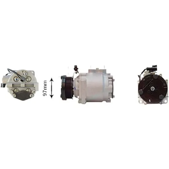 Compresor aer conditionat FORD TRANSIT CONNECT 2002->2013 pentru 1.8 Di, perioada 2002 2003 2004 2005 2006 2007 2008 2009 2010 2011 2012 2013