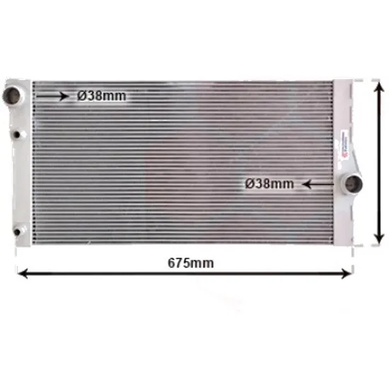 Radiator apa BMW 5 F10 2009->2016 530 d 210KW 286CP , pentru motor N57 D30 A perioada 2010 2011,2012,2013,2014,2015 2016