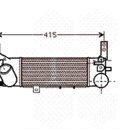 Intercooler MAZDA 323 BJ 1998->2004 pentru 2.0 D , perioada 1998 1999 2000 2001 2002 2003 2004