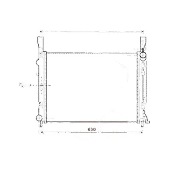 Radiator apa RENAULT KANGOO 2008->2020 pentru 1.5 dCi 90, perioada 2009 2010 2011 2012 2013 2014