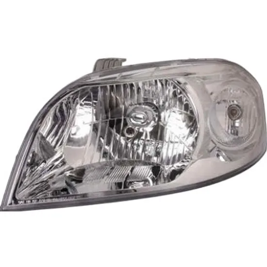 Far stanga CHEVROLET AVEO SEDAN T250 2005-> perioada 2008 2009 2010 2011 2012 2013 pana la an de fabricatie 2009, cu motor reglaj, semnal transparent, cu reglaj electric, cu bec H4