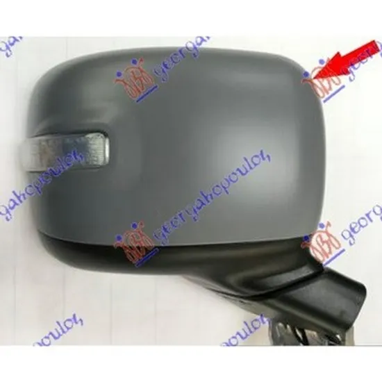 Capac Oglinda JEEP RENEGADE 2014->2021 Capac oglinda exterioara pentru vopsit cu suport semnal dreapta Perioada 2014 2015 2016 2017 2018