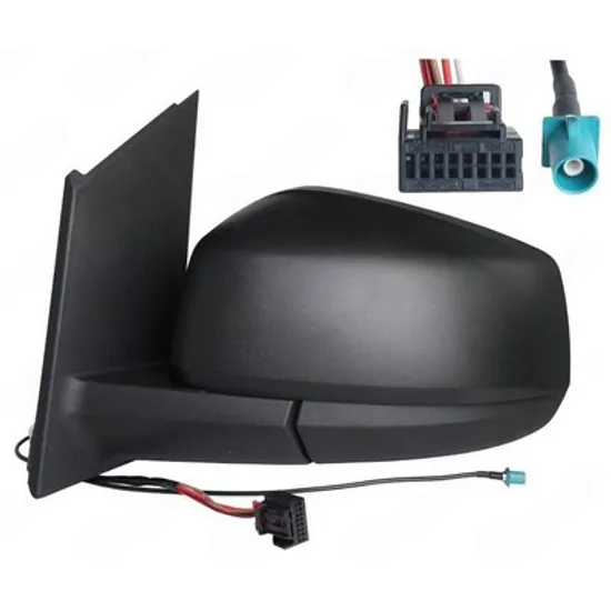 Oglinda FORD TRANSIT CONNECT 2024-> Oglinda exterioara electrica cu incalzire negru cu antena (6 PIN) STANGA Perioada 2024 2025