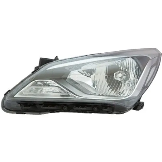 Far dreapta HYUNDAI ACCENT 4 SEDAN 2010->2016 perioada 2010 2011 2012 2013 2014 2015 de la an de fabricatie 01/2014, reglaj electric, cu bec H4, cu bec PY21W, cu bec W5W