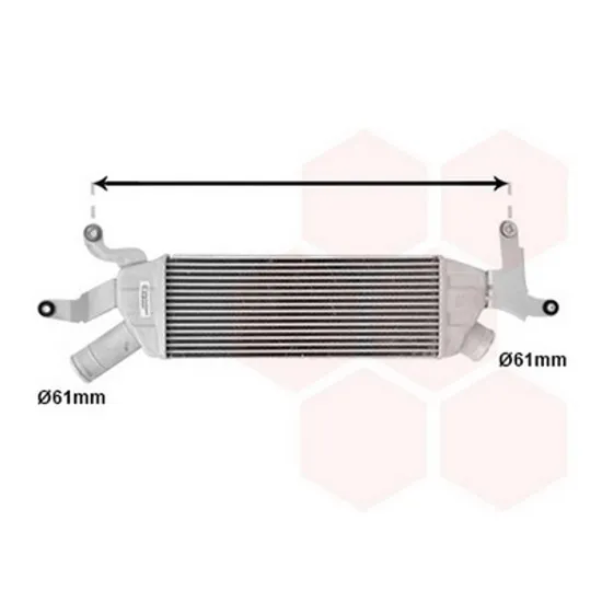 Intercooler PEUGEOT 4007 2007->2013 Radiator intercooler 2.2 HDi diesel (450x164x64) Perioada 2007 2008 2009 2010 2011 2012 2013
