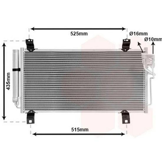 Radiator Aer Conditionat MAZDA 6 GG 2007->2013 Radiator aer conditionat benzina/ diesel (65x32) Perioada 2007 2008 2009 2010 2011 2012