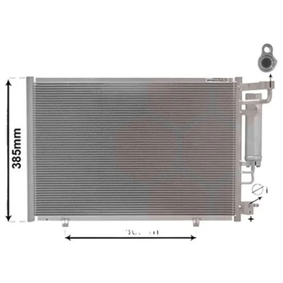 Radiator aer conditionat BMW 5 G30; F90 2016-> pentru 530 i, perioada 2016 2017 2018 2019 2020