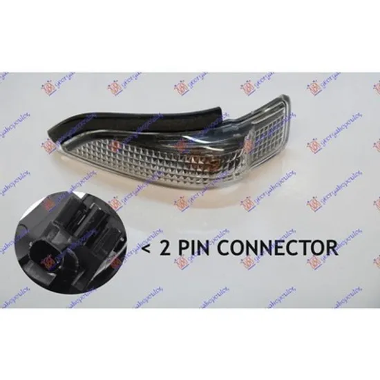 Semnalizator TOYOTA YARIS 2010-> Semnal in oglinda exterioara stanga Perioada 2010 2011 2012 2013 2014 2015 2016