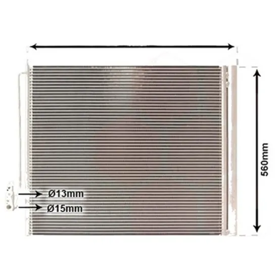 Radiator aer conditionat RENAULT FLUENCE 2010-> pentru Z.E., perioada 2012 2013 2014 2015 2016 2017