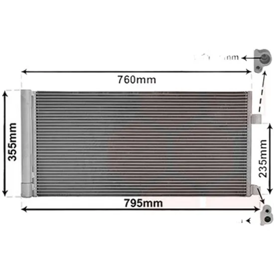 Radiator aer conditionat OPEL MOKKA 2020-> pentru MOKKA-e, MOKKA-e , perioada 2020 2021 2022 2023 2024 2025