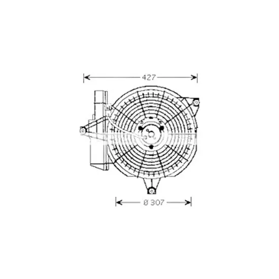Ventilator motor HYUNDAI SANTA FE 1 2001->2006 pentru 2.0 CRDi, perioada 2001 2002 2003 2004 2005 2006