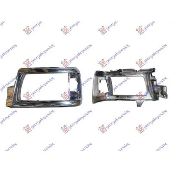 Ornament far MAZDA B-SERIE 1998->2006 Ornament far cromat 4WD stanga, PICK superior 1995->1998 Perioada 1995 1996 1997 1998 1999