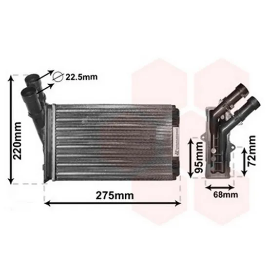 Radiator Incalzire PEUGEOT PARTNER 1996->2010 Calorifer M +/-AC 234x157 BEHR TYPE Perioada 1996 1997 1998 1999 2000 2001 2002 2003 2004 2005 2006 2007 2008