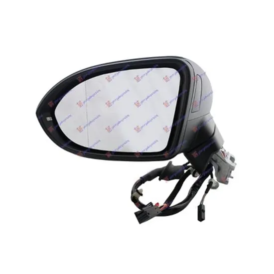 Oglinda VW PASSAT B8 2014-> Oglinda exterioara reglaj electric cu incalzire rabatabila electrica cu semnal, lampa podea, senzor banda si memorie AQ stanga Perioada 2014 2015 2016 2017 2018 2019 2020 2021 2022 2023 2024