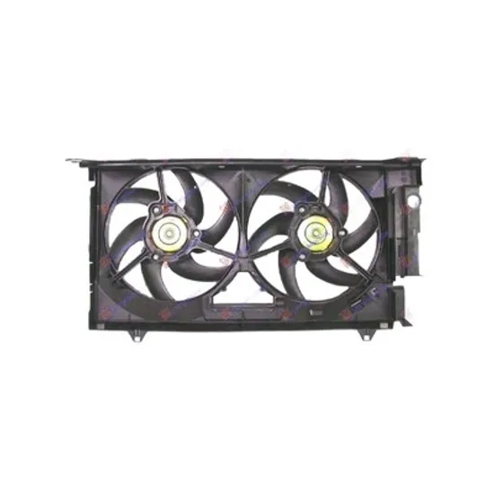 Ventilator Motor PEUGEOT PARTNER 1996->2010 Electroventilator complet dublu cu aer conditionat diesel, 1996->2002 Perioada 1996 1997 1998 1999 2000 2001 2002 2003 2004 2005 2006 2007 2008