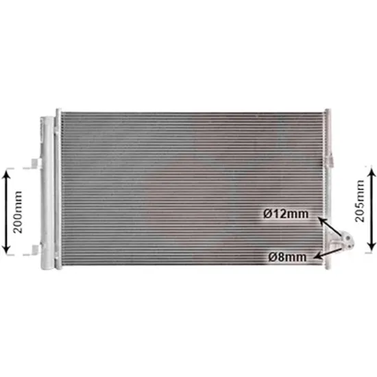 Radiator aer conditionat AUDI A7 Sportback 4GA; 4GF 2010->2018 pentru 2.0 40 TFSI quattro, 2.0 TFSI quattro, perioada 2015 2016 2017 2018
