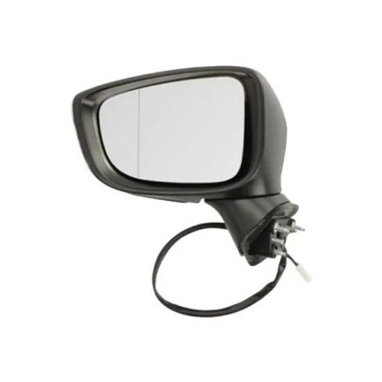 Oglinda exterioara stanga MAZDA 3 BM 2013-> perioada 2013 2014 2015 2016 2017 2018 , cu semnal, pentru pini 8, cu incalzire, rabatare electrica, prevopsit grund
