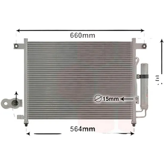 Radiator aer conditionat CITROEN JUMPER 2006-> pentru 2.0 BlueHDi 110, perioada 2016 2017 2018 2019