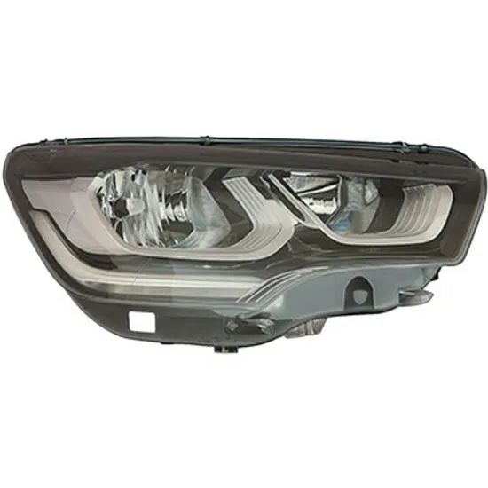 Far dreapta CITROEN C4 2 B7 2009-> perioada 2009 2010 2011 2012 2013 2014 2015 2016 pana la an de fabricatie 2015, cu motor reglaj, fumuriu, semnal transparent, cu reglaj electric, cu daylight, cu bec H7/H7
