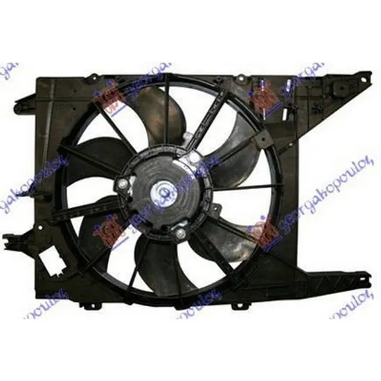 Ventilator Motor DACIA SANDERO 1 2008->2013 Electroventilator motor complet benzina/diesel GATE TYPE Perioada 2008 2009 2010 2011 2012