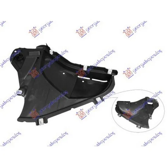 Carenaj fata BMW 5 G30, F90 2016-> Carenaj fata fata inferioara stanga Perioada 2016 2017 2018 2019 2020 2021 2022