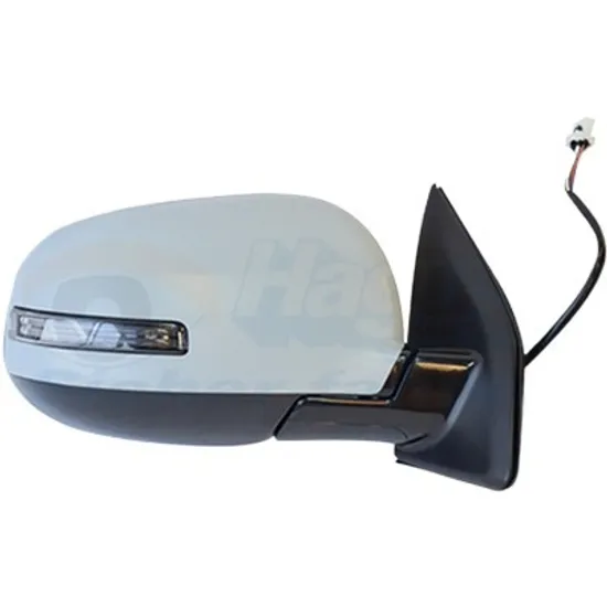 Oglinda exterioara dreapta MITSUBISHI OUTLANDER 2 2006->2012 perioada 2006 2007 2008 2009 2010 2011 2012 , cu semnal, pentru pini 9, cu incalzire, rabatare electrica, prevopsit grund,