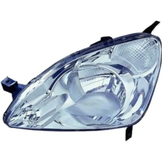 Far stanga HONDA CR-V 2 2001->2007 perioada 2001 2002 2003 2004 2005 2006 2007 de la an de fabricatie 02/2006, semnal alb, cu reglaj, cu bec H4