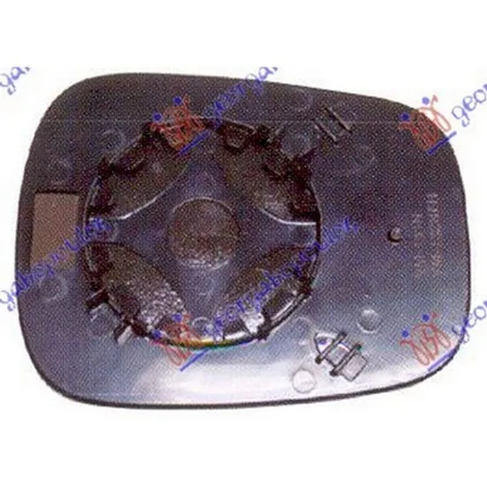 Sticla Oglinda NISSAN KUBISTAR 2003->2009 Geam oglinda exterioara stanga/dr, cu incalzire, cu suport Perioada 2003 2004 2005 2006 2007 2008 2009
