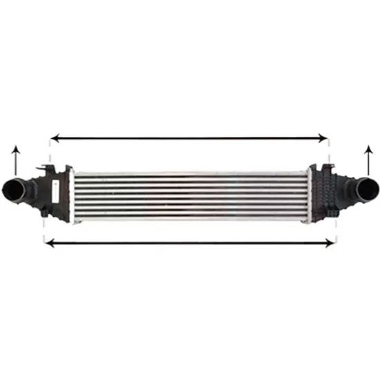 Intercooler MERCEDES C-CLASS W204 2007->2014 pentru C 200 CDI , perioada 2011 2012 2013 2014