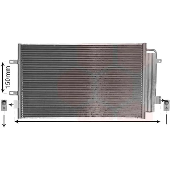 Radiator aer conditionat MITSUBISHI ASX; OUTLANDER SPORT 2010-> 1.8 DI-D 85KW 116CP , pentru motor 4N13 perioada 2010 2011,2012,2013,2014 2015