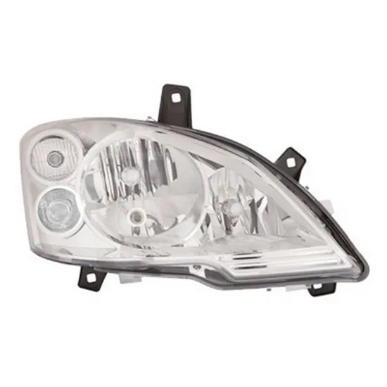 Far dreapta MERCEDES V-CLASS VIANO W639 2010-> perioada 2010 2011 2012 2013 2014 2015 de la an de fabricatie 09/2010, cu motor reglaj, semnal transparent, cu reglaj electric, cu lumina de zi, cu bec H7/H7/H7