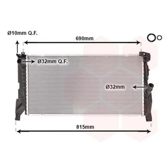 Radiator Motor MINI COUNTRYMAN F60 2016-> Radiator apa 1.5 TURBO benzina MANUAL (680x330x22) Perioada 2016 2017 2018 2019 2020 2021 2022