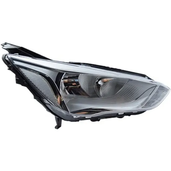 Far dreapta FORD C-MAX 2 2010->2019, GRAND C-MAX 2010->2019 perioada 2010 2011 2012 2013 2014 2015 2016 2017 2018 2019 de la an de fabricatie 05/2015, cu motor reglaj, semnal transparent, cu reglaj electric, cu bec H7/H1