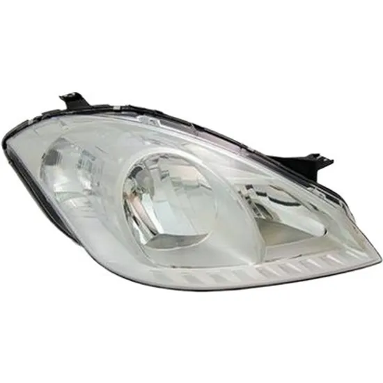 Far dreapta MERCEDES A-CLASS W169 2004->2012 perioada 2010 2011 2012 fara motor reglaj, semnal transparent, cu reglaj, cu bec H7/H7