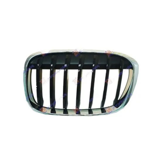 Grila Radiator BMW X1 F48 2014-> Grila radiatpr cromat/negru stanga Perioada 2015 2016 2017 2018