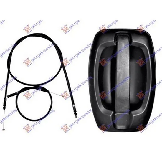 Maner Usa PEUGEOT BOXER 2006-> Maner exterior usa culisanta cu 2 cabluri Perioada 2006 2007 2008 2009 2010 2011 2012 2013 2014 2015 2016 2017 2018 2019 2020