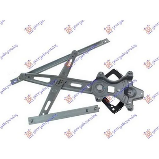 Macara Usa HYUNDAI i20 2008->2015 Macara geam usa fata electrica (fara MOTOR) (O) stanga Perioada 2008 2009 2010 2011 2012 2013 2014 2015