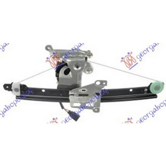 Macara Usa VOLVO V70 2 1999->2008 Macara usa spate electrica fara motor dreapta, Perioada 2000 2001 2002 2003 2004 2005 2006 2007