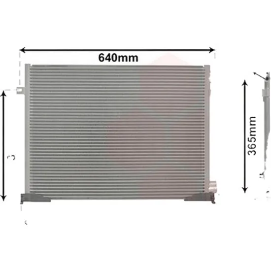 Radiator aer conditionat BMW 3 E46 1997->2005 pentru 325 i, 328i, perioada 2000 2001 2002 2003 2004 2005