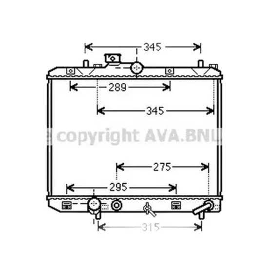 Radiator Motor OPEL AGILA B 2008->2015 Radiator apa pentru CV automata Perioada 2008 2009 2010 2011 2012 2013 2014