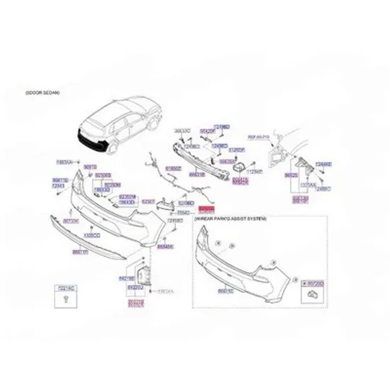Stop Ceata Spate HYUNDAI i30 2017-> Lampa ceata spate (O) STANGA Perioada 2020 2021 2022 2023 2024 2025
