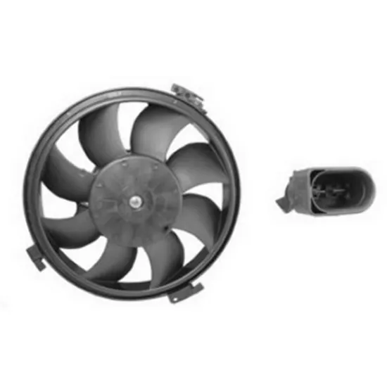 Ventilator Motor AUDI A6 C5 1997->2005 Electroventilator racire complet (280mm) (ovala mufa) Perioada 1997 1998 1999 2000 2001 2002 2003 2004 2005