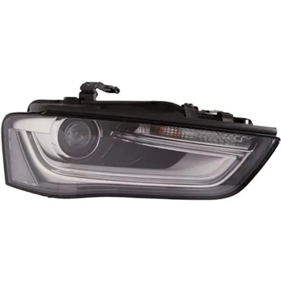 Far dreapta AUDI A4 B8 2007->2015 perioada 2011 2012 2013 2014 2015 , fara motor reglaj, fara unitate de control Xenon, Bi-Xenon, semnal transparent, cu reglaj distanta iluminare automat, cu daylight, cu bec D3S Lampa descarcare gaze
