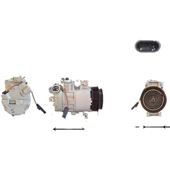 Compresor aer conditionat BMW 1 E87 2004->2011 118 d 105KW 143CP , pentru motor N47 D20 A, N47 D20 C perioada 2007 2008 2009 2010 2011