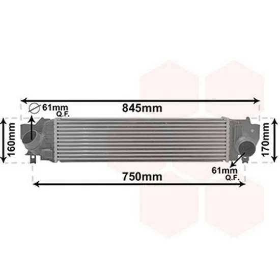 Intercooler BMW X2 F39 2017-> Radiator intercooler toate diesel si 2.0 220i benzina Perioada 2017 2018 2019 2020 2021