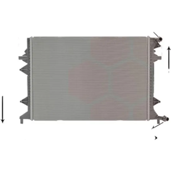 Radiator apa VW TIGUAN AD1 2016-> 1.5 TSI 110KW 150CP , pentru motor DADA, DPCA perioada 2018 2019,2020,2021,2022 2023