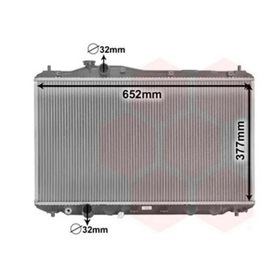 Radiator Motor HONDA CIVIC 9 2011-> Radiator apa 1.8i-16ViVTEC (37.5x67x1.6) MAN. (KOYO) Perioada 2012 2013 2014 2015 2016
