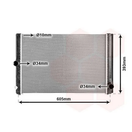 Radiator Motor TOYOTA AURIS / COROLLA E18 2012->2018 Radiator apa 1.4 D4d (KOYO) Perioada 2012 2013 2014 2015