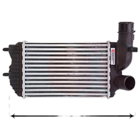 Intercooler CITROEN JUMPER 1994->2002, JUMPER 2002->2010 pentru 2.8 HDi, perioada 2000 2001 2002 2003 2004 2005 2006