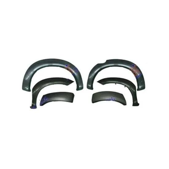 Bandou Aripa fata TOYOTA HILUX 7 2004->2015 Ornamente aripi overfender set 6 piese pt 4 usi Perioada 2005 2006 2007 2008 2009 2010 2011 2012 2013 2014